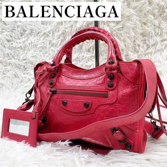 Balenciaga Handbags - Balenciaga Pink Satchel Bag